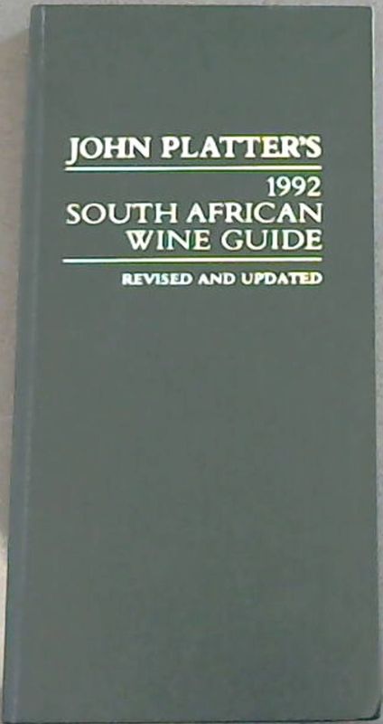 Image for John Platter's South African Wine Guide 1992