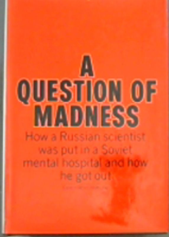 Image for Question of Madness