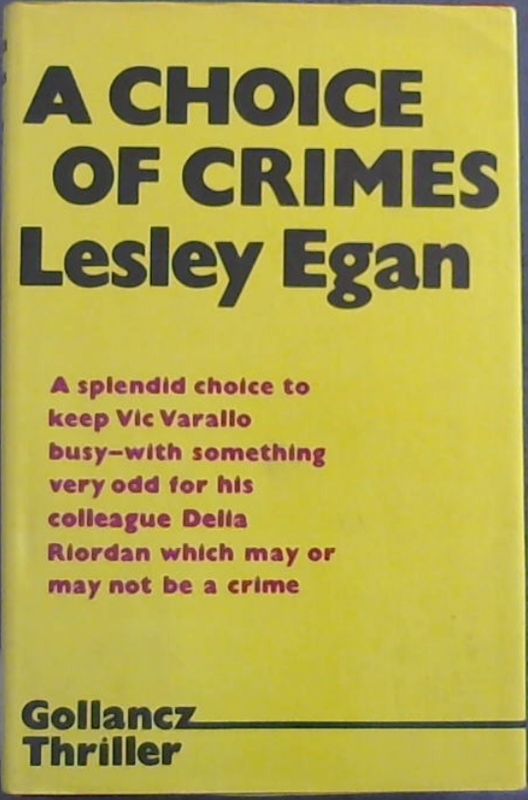 Image for A Choice of Crimes