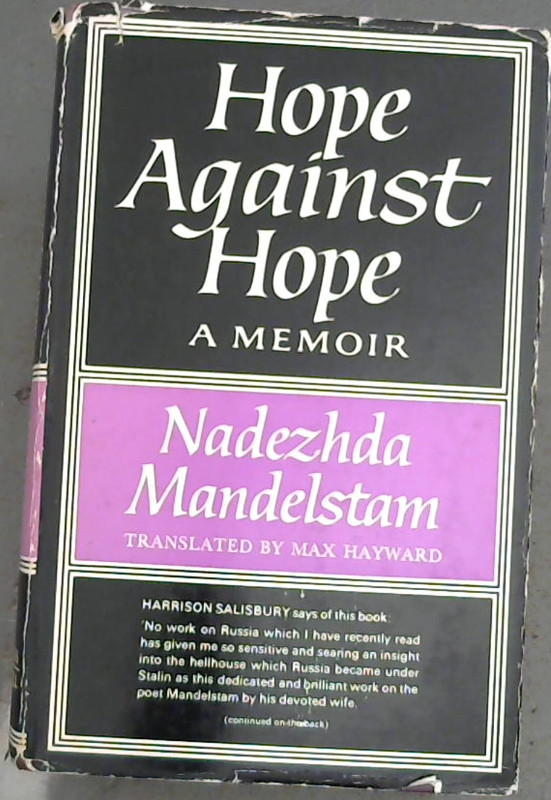 Image for Hope Against Hope : A Memoir