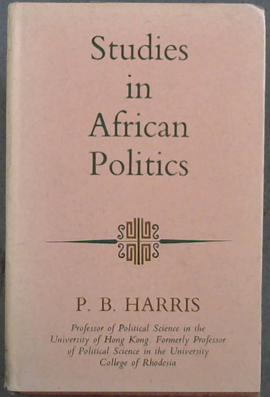 Image for Studies in African Politics
