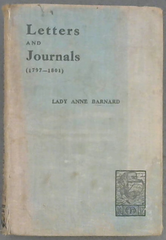 Image for Letters and Journals (1797 - 1801}