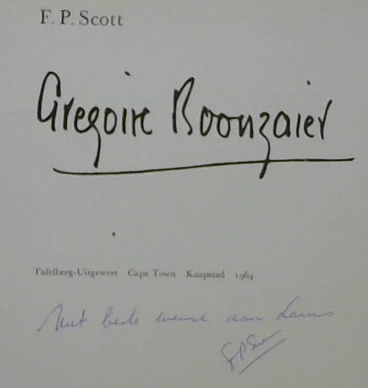 Image for Gregoire Boonzaier