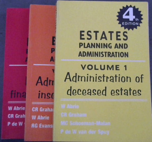 Image for Estates Planning and Administration - 3 volumes
