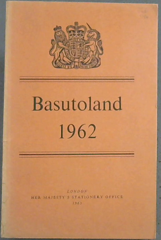 Image for Basutoland : Report for the year 1962