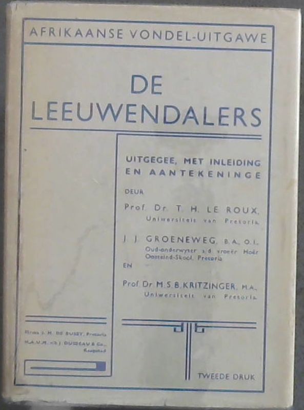 Image for De Leeuwendalers