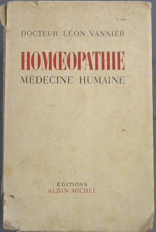 Image for Homoeopathie : Médicine Humaine