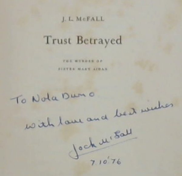 Image for Trust Betrayed : The Murder of Sister Mary Aidan