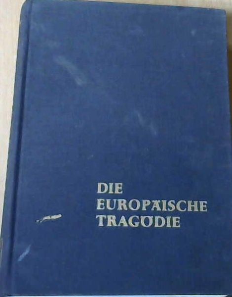 Image for Die europaische Tragodie