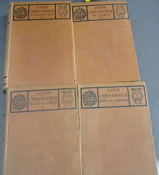 Image for John Christopher:Vol 1 Dawn and Morning; Vol 2 Storm and Stress; Vol 3 In Paris; Journey's End.