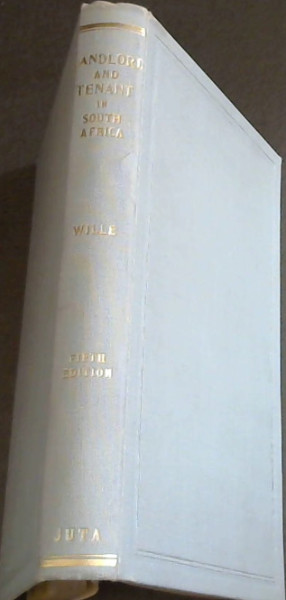 Wille, George .. Landlord and Tenant in South Africa - Picture 1 of 2