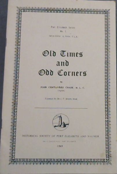 Image for Old Times and Odd Corners (Port Elizabeth Series No. 1)