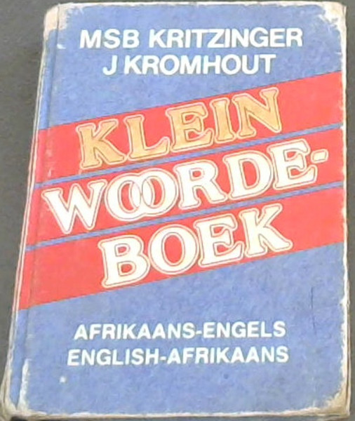 Image for Klein woordeboek: Afrikaans-Engels, English-Afrikaans (Afrikaans Edition)