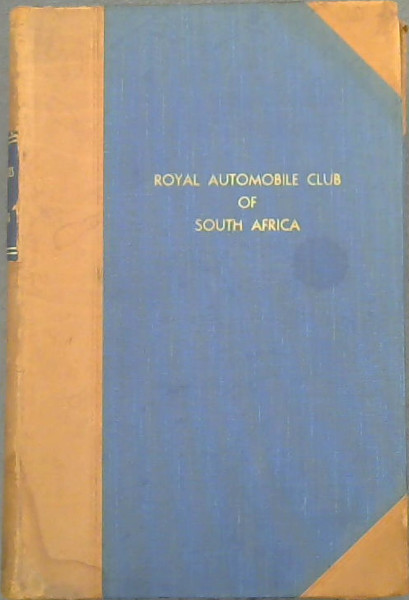 Image for Legal Notes on Motoring, as published from time to time in the Official Journal of the Royal Automobile Club of South Africa