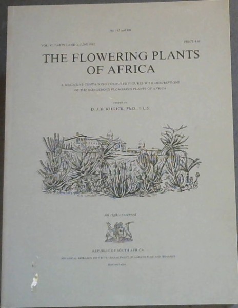 Image for The Flowering Plants of Africa (Number 185 and 186) - (Volume 47 Parts 1 and 2, June 1982) A magazine containing coloured figures with descriptions of the indigenous flowering plants of Africa