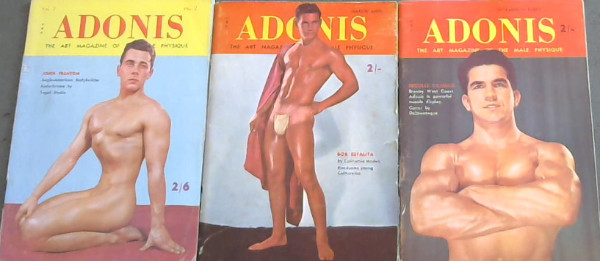Image for Adonis : The Art Magazine of the Male Physique - vol 1, No 4, September/ October; Vol 1 No 6, March/ April; Vol 2, No 2