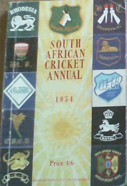 Image for South African Cricket Annual 1954