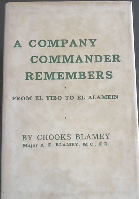 Image for A Company Officer Remembers