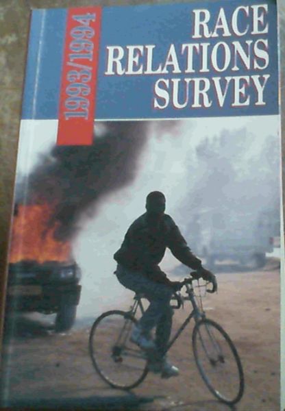 Image for Race Relations Survey 1993/94