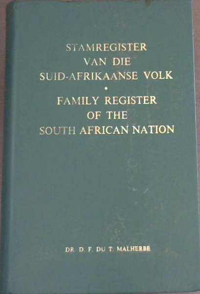 Image for Stamregister van die Suid-Afrikaanse Volk / Family Register of the South African Nation