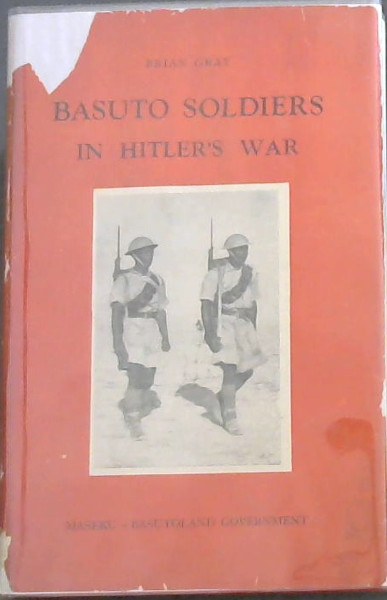 Image for Basuto Soldiers in Hitler's War