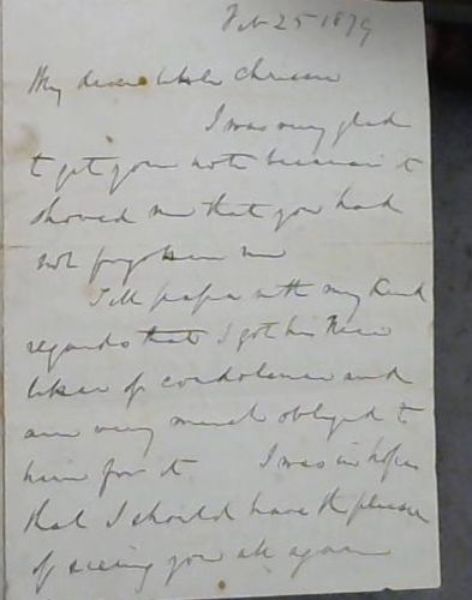 Image for Letter by Sir Theophilus Shepstone