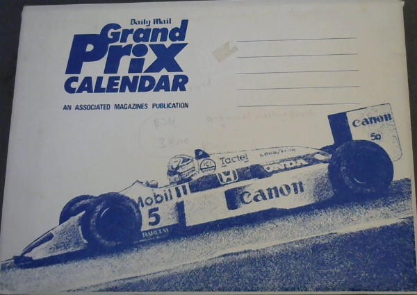 Image for Grand Prix Racing - Great Moments: 1989 Calendar