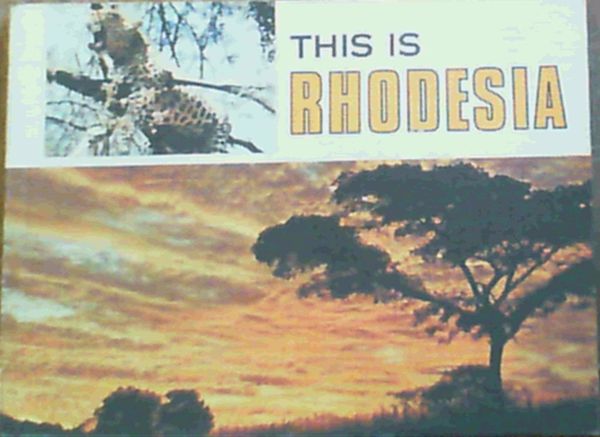 Image for This is Rhodesia