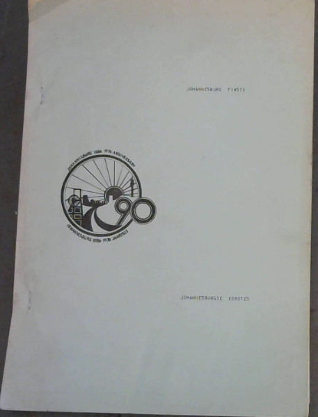 Image for Johannesburg Firsts / Johannesburgse Eerstes