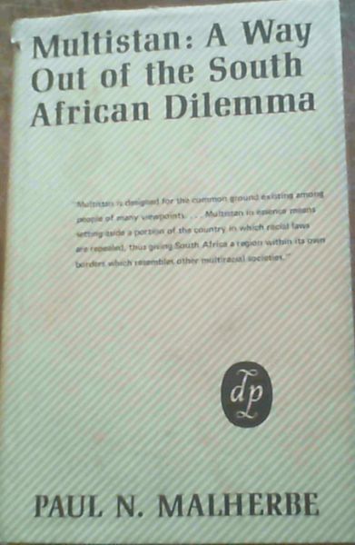Image for Multistan: A way out of the South African dilemma