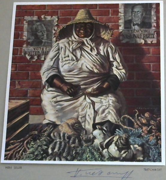 Image for Tretchikoff Print - Signed: Herb Seller