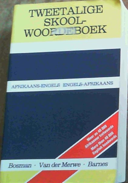 Tweetalige Skoolwoordeboek : Afrikaans-English/English-Afrikaans School Dictio.. - Picture 1 of 3