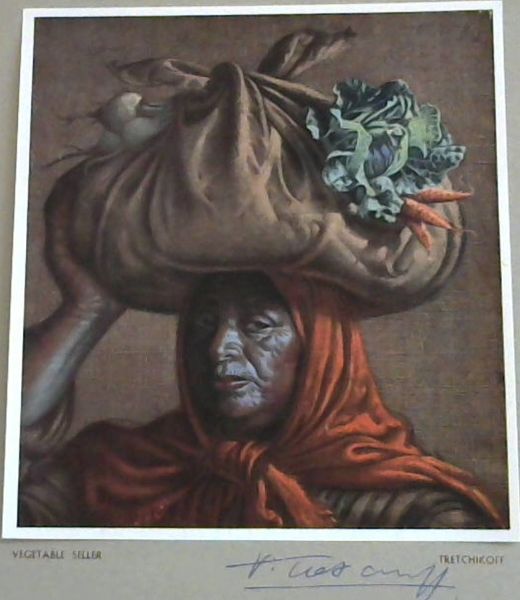 Image for Tretchikoff Print - Signed: Vegetable Seller