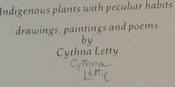 Image for Children of the Hours, Indigenous Plants With Peculiar Habits drawings, paintings and poems