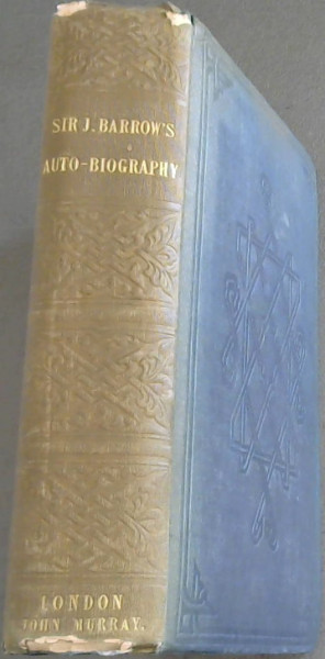Image for An Auto-Biographical Memoir of Sir John Barrow, Bart