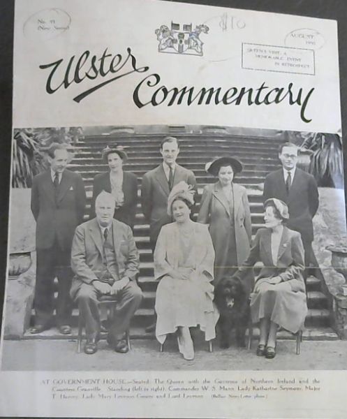 Image for ULSTER'S COMMENTARY: (NEW SERIES): No.55