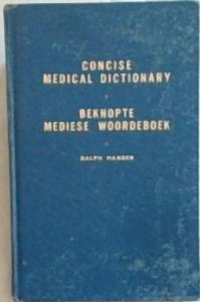 Medical Dictionary: Afrikaans and English