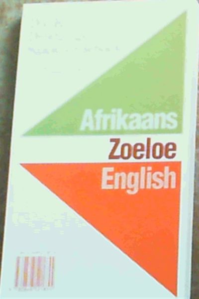 The Concise Trilingual Pocket Dictionary English Zulu Afrikaans bharatavani