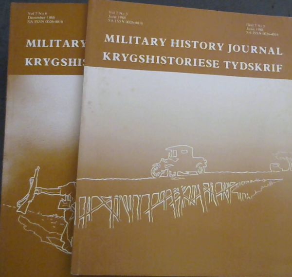 Image for Military History Journal / Krygshistoriese Tydskrif. Volume 7 No. 5 & 6. June & December 1988. 2 volumes