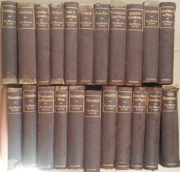 Image for The Waverley Novels -- 22 vols (incomplete set)