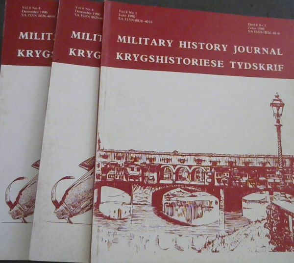 Image for Military History Journal / Krygshistoriese Tydskrif. Volume 8 No. 3 & 4. June & December 1990. 2 volumes