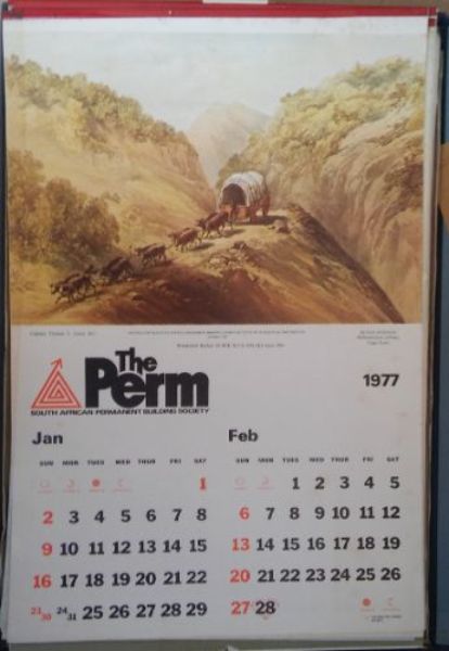 Image for Gift Calendars from South African Permanent Building Society 1952-1968, 1976, 1977