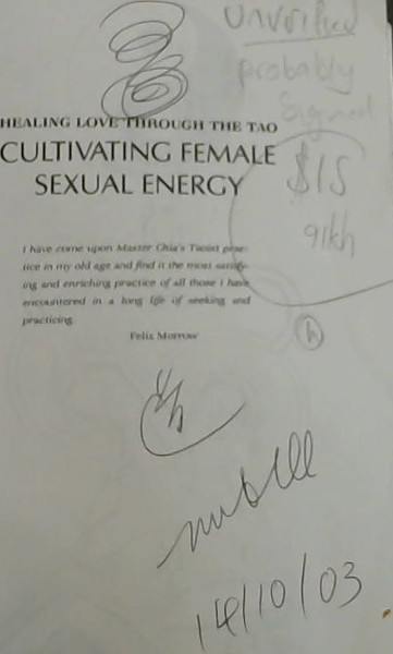 Image for Healing Love Through the Tao: Cultivating Female Sexual Energy