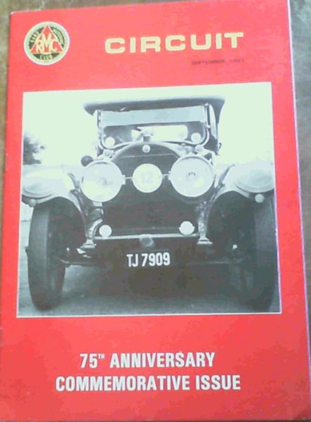 Image for RMC "Circuit", September 1981, 75th Anniversary Commemorative Issue