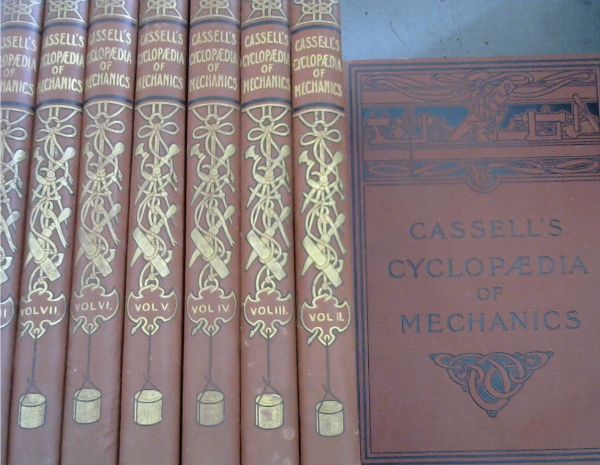 Image for Cassell's Cyclopaedia of Mechanics containing Receipts, Processes, and Memoranda for Workshop Use based on personal experience and expert knowledge - 8 Volumes - Special Edition