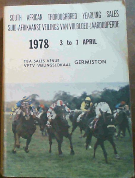 Image for South African Thoroughbred Yearling Sales 3-7 April 1978
