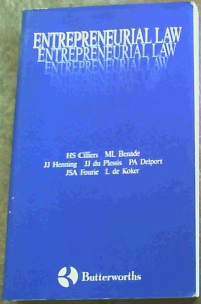Image for Entrepreneurial law