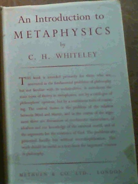 Metaphysics A Short Introduction An Introduction to Metaphysics