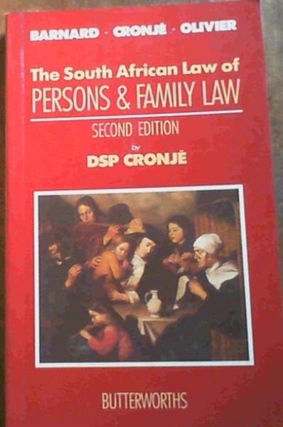 Image for South African Law of Persons and Family Law