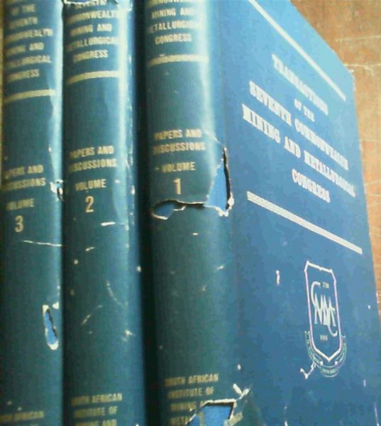 Image for Transactions of the Seventh Commonwealth Mining a: 3 Vols.
